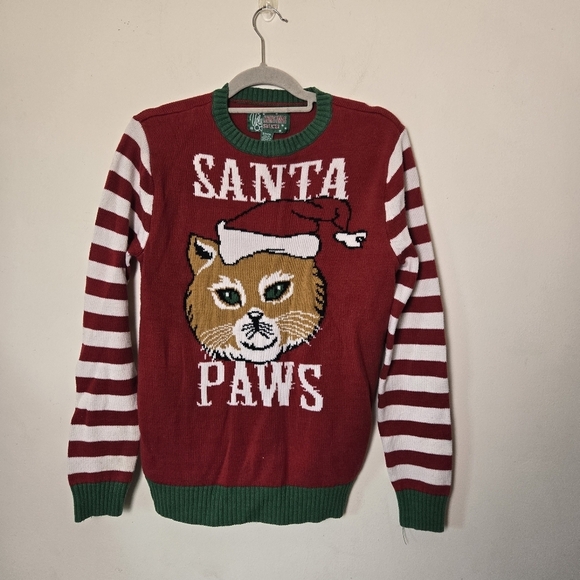 Ugly Christmas Sweater Other - Ugly Sweater Santa Paws size small Christmas sweater